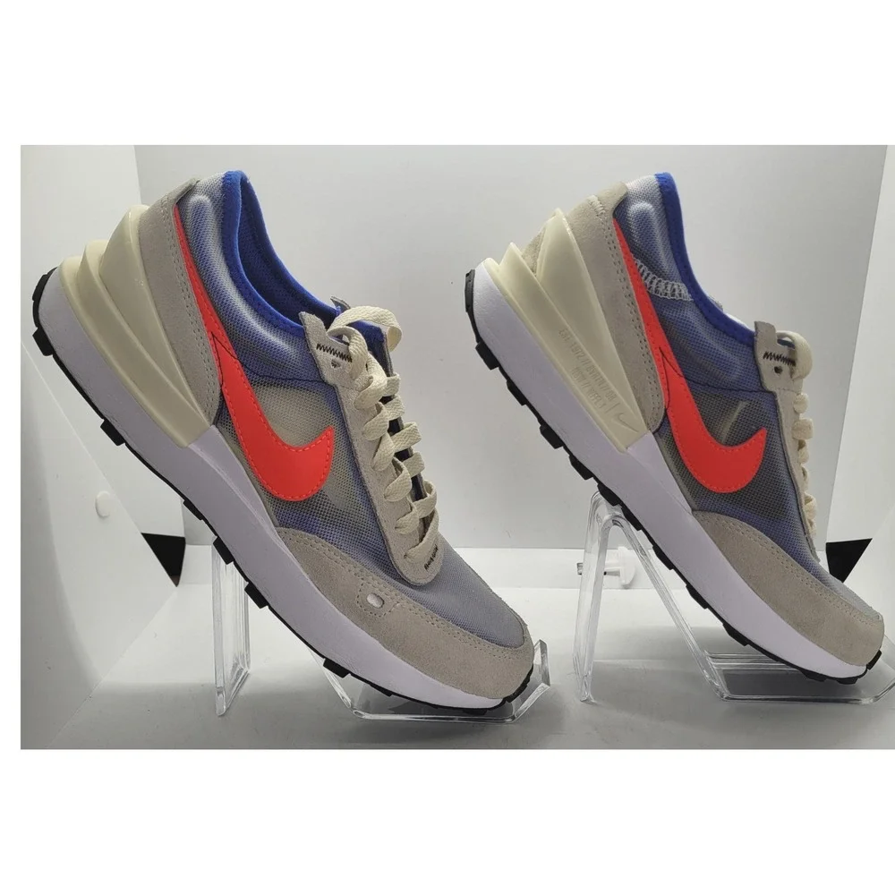Nike Waffle One Sneakers Kids Size 6Y‎ DC0481101 Coconut Milk Crimson
